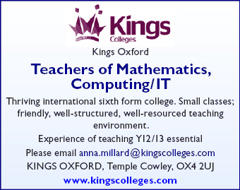 King's College, teachers of Mathematics, Computing, IT