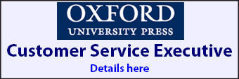 OUP seek Customer Service Executive in the Journals division