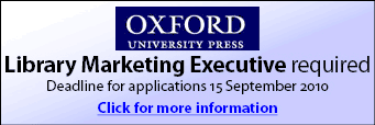 Oxford University Press hiring Library Marketing Executive