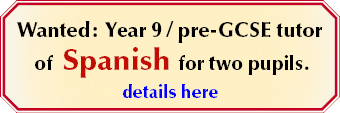 Spanish Tutor Wanted