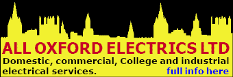 All Oxford Electrics: Domestic, commercial, College and industrial electrical services