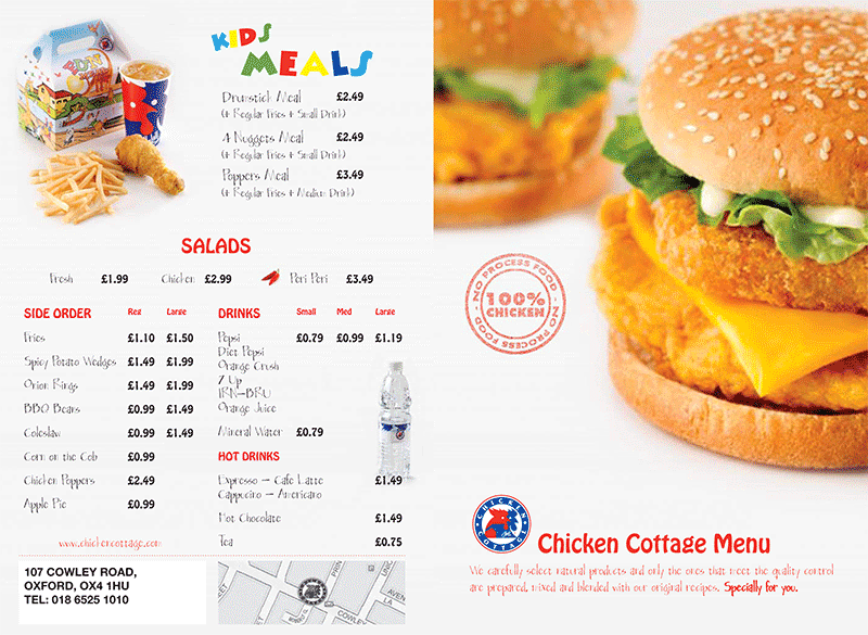 picture of Chicken Cottage menu, page 2