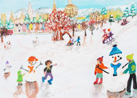 Snowballs in South Park by Ali Clements, 2010