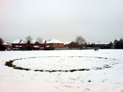 Snow circle, Marsh Park, Oxford