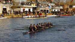 Rowers and college boathouses, Oxford