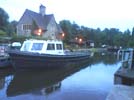 Boat in Iffley Lock