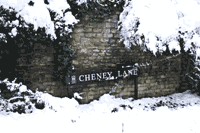 Cheney Lane Signboard