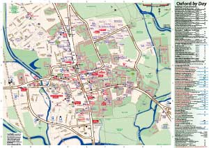 Oxford By Day Map