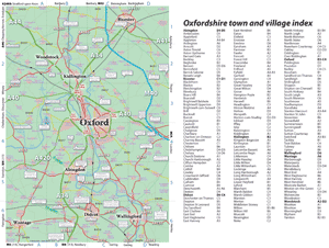 Oxfordshire Map