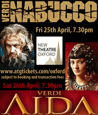 Two spectacular Verdi operas are coming to New Theatre Oxford!