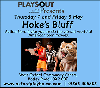 Oxford Playhouse Playsout presents Hoke's Bluff at West Oxford Community Centre, Thu 7th & Fri 8th May 2015