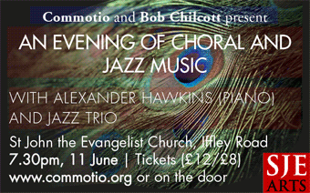 Commotio and Bob Chilcott present An Evening of Choral and Jazz Music 