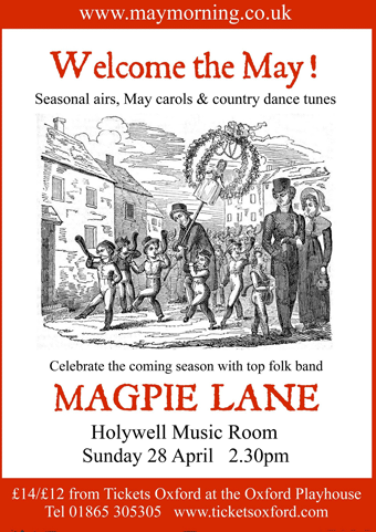 Come and welcome the May with Magpie Lane