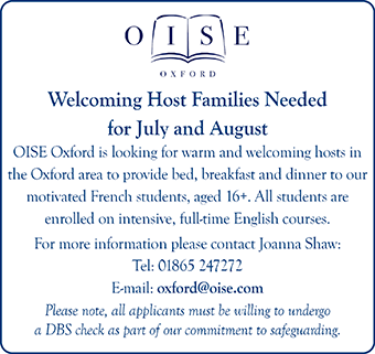 Welcoming Host Families Needed for July and August