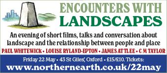 Encounters with Landscapes - an evening of short films, talks and conversation. Fri 22nd May, 43 St Giles, Oxford
