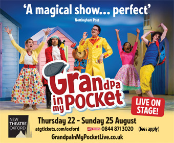Grandpa In My Pocket - live on stage at the New Theatre, Thu 22nd - Sat 25th August
