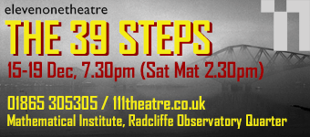 Eleven One Theatre present The 39 Steps at the Mathematical Institute, 15-19 December 2015