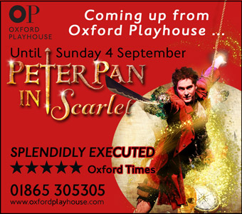 Oxford Playhouse presents Peter Pan in Scarlet, until Sunday 4th September