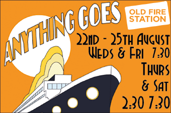 RicNic present the Cole Porter classic Anything Goes: OFS, 22-25 August