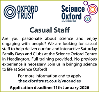 Science Oxford is seeking Science Oxford Casual Staff