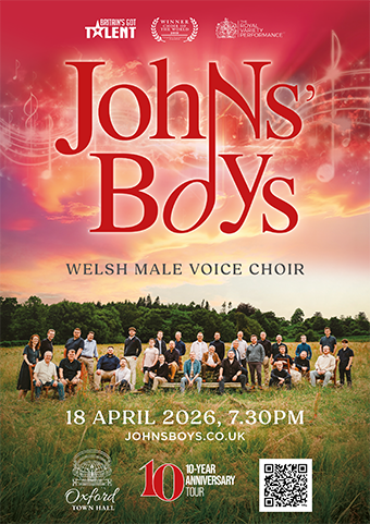 John's Boys Welsh Male Voice Choir, 18th April 2026, 7:30pm