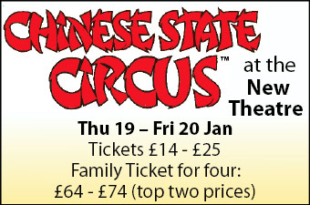Chinese State Circus at the New Theatre, Oxford, Thu 19 - Fri 20 January