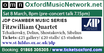 Sat 8th March, JdP Music Building, Fitzwilliam Quartet