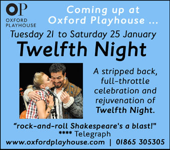 Oxford Playhouse presents Twelfth Night - fast funny Shakespeare, Tue 21 to Sat 25 January