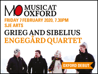 Music at Oxford: Grieg and Sibelius, Engegard Quartet - Fri 7th Feb, 7.30pm