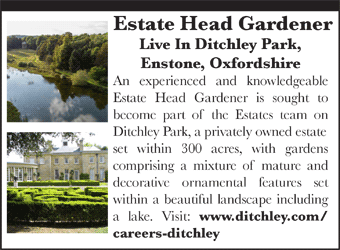 Ditchley Park seeks an Estate Head Gardener