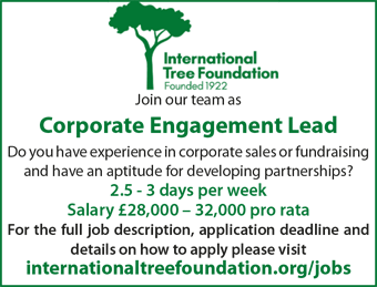 International Tree Foundation has vacancies for a Finance and Administrative Officer and a Social Media Officer