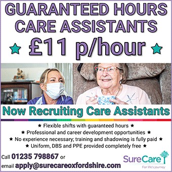 Love to care? Surecare are now recruiting Care Workers for fixed shifts with guaranteed hours
