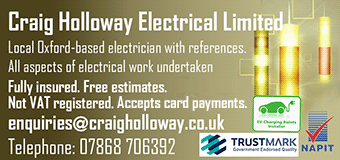 Craig Holloway Electrical Ltd. Qualified, experienced, professional electrician. All aspects of electrical work undertaken