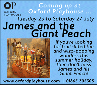 James and the Giant Peach at the Oxford Playhouse 23 - 27 July