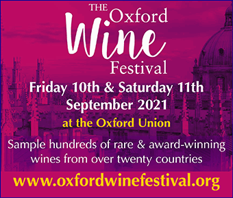 Save the date for the Oxford Wine Festival! 10-11th September 2021