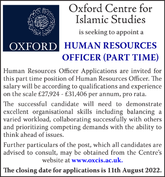 Oxford Centre for Human Resources Officer