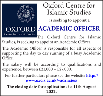 Oxford Centre for Academic Officer