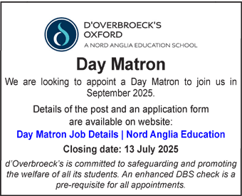 d'Overbroecks seeks Day Matron