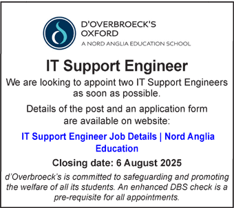 d'Overbroecks seeks IT Support Engineer