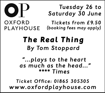 The Real Thing by Tom Stoppard at the Oxford Playhouse June 2012