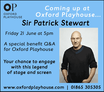 Sir Patrick Stewart at the Oxford Playhouse, Fri 21 June, 5pm