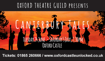 Oxford Theatre Guild present Canterbury Tales, at the most fitting historic venue of Oxford Castle Unlocked, 24 June - 5 July
