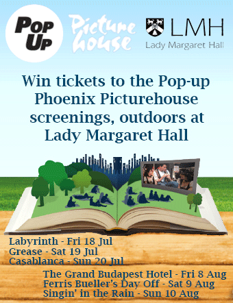 Win tickets to The Phoenix Picturehouse pop-up outdoor season at Lady Margaret Hall