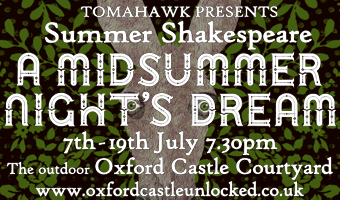 A Midsummer Night's Dream is coming to Oxford Castle