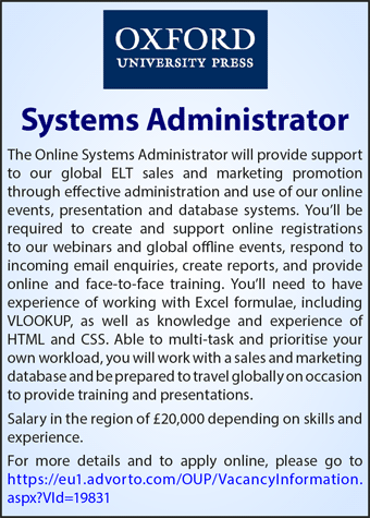Oxford university press elt jobs