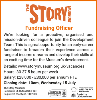 The Story Museum seeks a Fundraising Officer