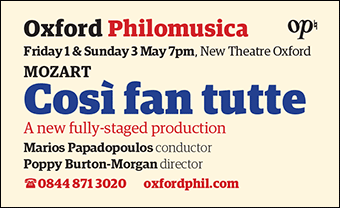 Oxford Philomusica play Mozart, 1 & 3 May 2015, New Theatre