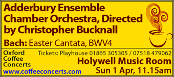 Adderbury Ensemble Chamber Orchestra, Directed by Christopher Bucknall