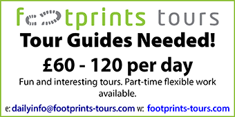 Central Oxford Tour Guides needed for Footprints Tours