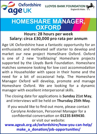 Age concern camden job vacancies